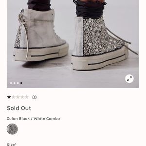 ***ISO*** Nan-Ku Taking Sides Embellished Hi-Top Sneakers in size 7,8, or 9